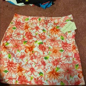 Tropicana golf skort